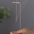 Miniatyrbillede 8 af 10: Røgelsepindeholder Hæng røgelse på hovedet SORT&GULD black&gold