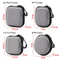 Pikkukuva 2 / 10: 1 kpl EVA-säilytyslaukku vetoketjullinen case 8,5 x 8,5 x 3,5 cm 8.5x8.5x3.5cm