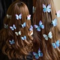 Miniatyrbillede 3 af 8: Mesh Butterfly Hårclips Dobbeltlags Butterfly Side Clip 7 7 7