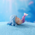 Miniatyrbild 1 av 10: Sjöjungfrufigurer Tecknad prinsessstaty 5 5 5