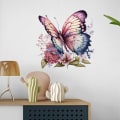 Miniatyrbild 7 av 10: Butterfly Toalettdekaler Blommiga fjärilsdekaler 2 2 2