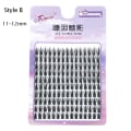 Miniatyrbilde 8 av 8: Cluster øyevipper falske øyevipper STYLEC 12MM STYLEC 12MM StyleC 12MM