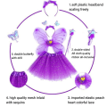 Miniatyrbild 3 av 10: 4st/ set Fairy Wing Kjol Princess Kostym Set ROSA pink