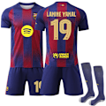 Miniatyrbillede 1 af 3: 2025-2026 Barcelona Hjemme fodboldtrøje nr. 19 Yamal 28