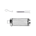 Miniatyrbillede 1 af 10: Rullende grillkurve Nesting Grillkurve 8,5X8,5X24CM 8.5x8.5x24CM