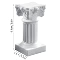 Miniatyrbillede 2 af 10: 1 Stk Romersk Søjle Statue Piedestal SORT SORT black