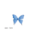 Miniatyrbillede 7 af 8: Mesh Butterfly Hårclips Dobbeltlags Butterfly Side Clip 7 7 7