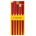 Pikkukuva 1 / 9: Alloy Chopsticks Japanilaisen keittiön syömäpuikot RED Red