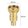 Pikkukuva 2 / 10: 1 kpl Veden sulkuventtiilin hanan suutin ALL BRASS ALL BRASS all brass