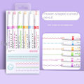 Miniatyrbilde 3 av 10: Curve Highlighter Penner Girl Tegning Marker Pen 1 1 1