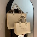 Pikkukuva 3 / 10: 1kpl Huopalaukku Olkalaukku KHAKI LARGE KHAKI LARGE khaki large