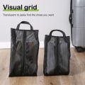 Miniatyrbilde 10 av 10: 1 Stk Skooppbevaringsveske Reiseskovesker SORT STOR SORT STOR black large