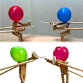 Pikkukuva 7 / 10: Balloon Bamboo Man Battle Wooden Bots -taistelupeli Balloon-100Pcs
