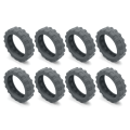 Miniatyrbild 9 av 10: 8ST/ Set Resebagage Caster Skor Resväska Hjul Skydd Green 8Pcs-8Pcs