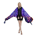 Miniatyrbilde 7 av 10: Butterfly Cape Butterfly Wings sjal 3 3 3