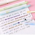 Pikkukuva 10 / 10: 4 kpl / set Highlighter Pen Color Marker Marker Pen 01 01 01