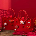 Miniatyrbilde 3 av 6: Håndveske Tote Bag RØD 2 2 red 2-2