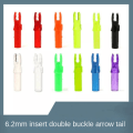 Miniatyrbilde 5 av 8: 15 STK Arrow Tail Nock Arrow TRANSPARANT transparent