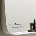 Miniatyrbilde 7 av 10: 3stk/sett Bakspeildekal Bilspeilklistremerker HEIL hello beautiful
