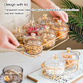 Miniatyrbild 6 av 10: Salladstallrik Torkad fruktfat VIT 2 RASTER 2 RASTER white 2 grid-2 grid