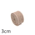 Pikkukuva 1 / 8: Luonnollinen juuttikangas säkkikangas juuttinauha 3cm 3cm