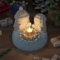 Miniatyrbild 6 av 9: 3D Snowman Form Ljushållare Form A101A-1 A101A-1 A101A-1