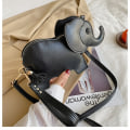 Pikkukuva 9 / 10: Naisten Funny Elephant Olkalaukut Sarjakuva mini Crossbody laukku Grey