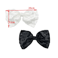 Miniatyrbillede 2 af 10: Sløjfe Stof Patch Bryst Blomst SORT 2 SORT 2 Black 2