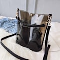 Miniatyrbillede 1 af 10: Transparent taske Dametaske SORT black