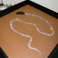 Miniatyrbild 3 av 10: Crystal Chain Hårnål Dangle Hårnål B B B