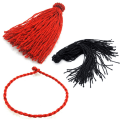 Miniatyrbilde 3 av 7: 100STK Armbånd Armbånd Ankler RØD - ANKLET RØD - ANKLET Red - Anklet