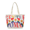 Miniatyrbillede 1 af 10: Dame håndtaske Canvas Tote Bag Messenger Bag