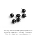 Miniatyrbilde 8 av 9: Fiske Tungsten fall synke 10G 10G 10g