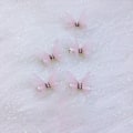 Miniatyrbillede 1 af 8: Mesh Butterfly Hårclips Dobbeltlags Butterfly Side Clip 7 7 7