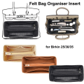 Miniatyrbild 8 av 10: Handväska Insert Bag Liner Bag BRUN 31X13X14CM brown 31x13x14cm