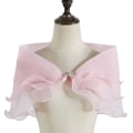 Miniatyrbild 5 av 10: Spets Sjal Bröllop Cape ROSA Pink