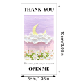 Miniatyrbillede 2 af 9: 50 STK Thank You Stickers Open Me Decals 6 6 6