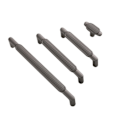 Miniatyrbilde 8 av 10: Møbelknotter med rett håndtak STYLE 2 STYLE 2 Style 2