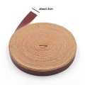 Miniatyrbild 2 av 10: 10 meter läderrem Strip DIY Leather Craft VIT White