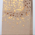 Miniatyrbillede 3 af 10: 6 stk Kraft papir gavepose Festemballage poser E E E