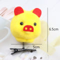 Miniatyrbilde 2 av 10: 10 stk Little Yellow Duck Plysj hårnål Vårhårklemme 02 02 02