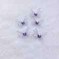 Miniatyrbillede 1 af 8: Mesh sommerfugle-hårclips Dobbeltlags sommerfugle-sideklemme 6 6 6
