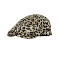 Miniatyrbillede 1 af 9: Leopard Print Kasket Leopard Baret Britisk Peaked Kasket