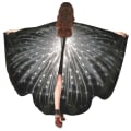 Miniatyrbilde 1 av 10: Butterfly Cape Butterfly Wings sjal 10 10 10