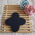 Miniatyrbillede 7 af 8: 50 stk Kraft Papir Chokolade Spacer SORT Black