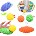 Pikkukuva 6 / 8: Worm Big Fidget -lelu Stressiä lievittävä muuntava matolelu Random Color
