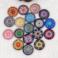 Miniatyrbilde 8 av 10: 20 stk/10 par Eyes Crafts Eyes Puppet Crystal Eyes 16MMCOLOR 16mmcolor Random