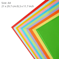 Miniatyrbild 2 av 5: 300 ark 20-färgs konstruktionspapper Origamipappersutskrift A4300 Sheets