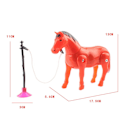 Miniatyrbillede 1 af 10: Horse Circling Legetøj Elektrisk Hest Model A-RED A-RED A-red