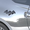 Miniatyrbillede 5 af 10: 2 stk Bat Car Badge Bat Shape Badge Metal Emblem Sticker SORT black
